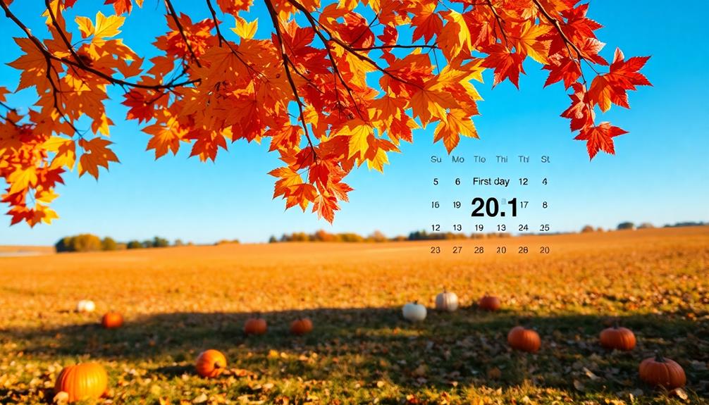 autumn begins september 2024