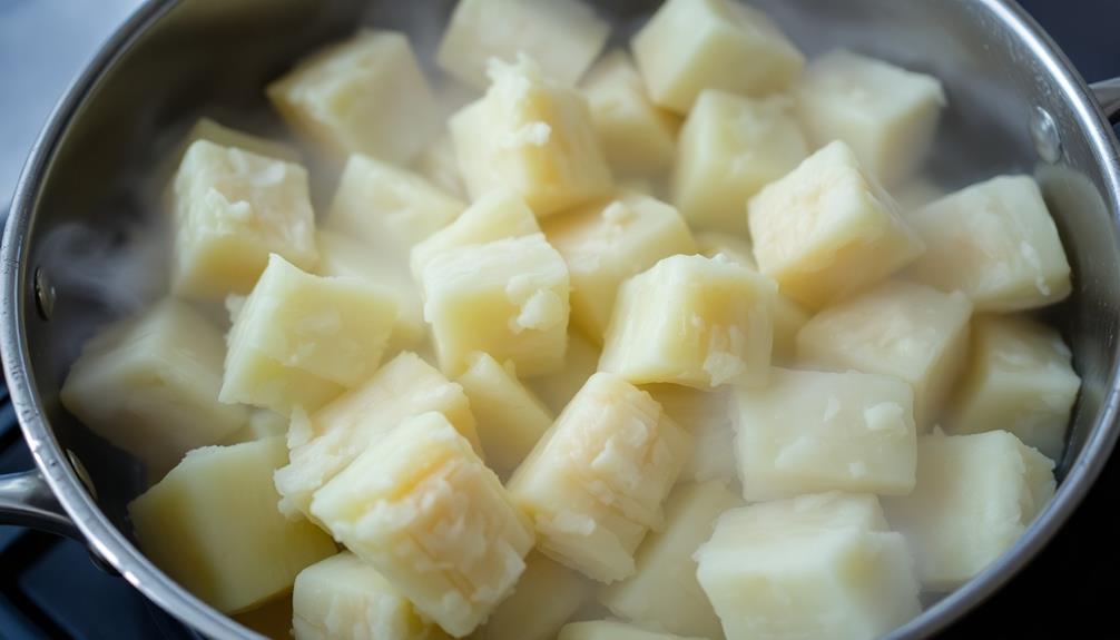 boil potatoes until tender