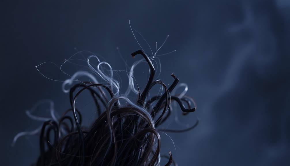 burnt hair odor description