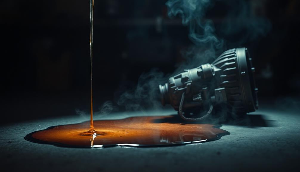 burnt transmission fluid odor