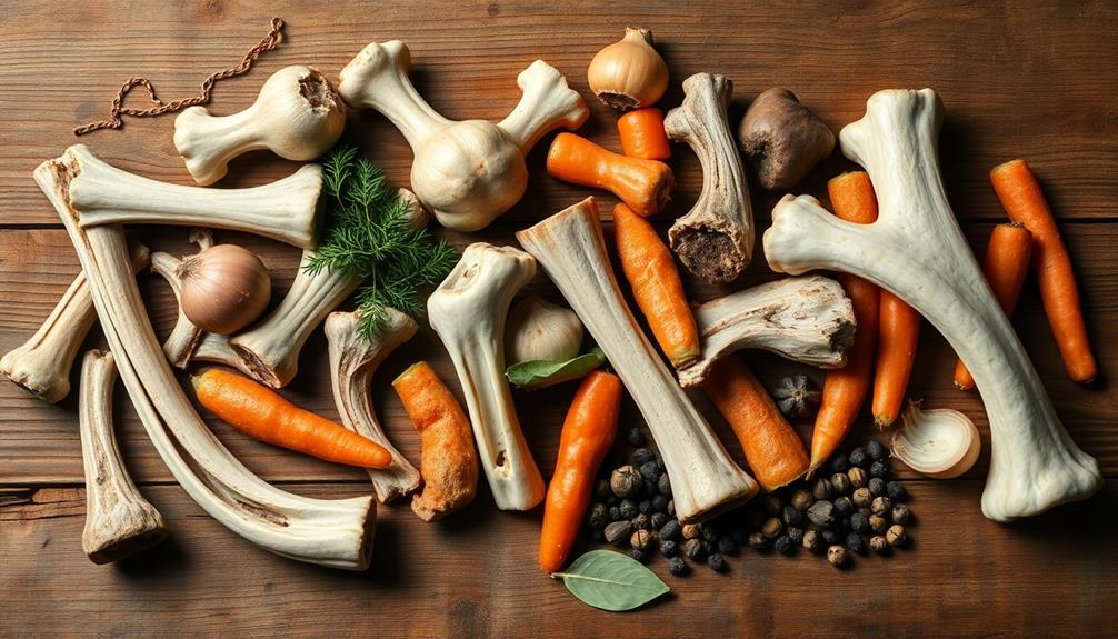collect ingredients for broth
