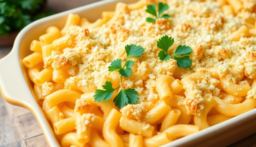 creamy cheesy pasta delight