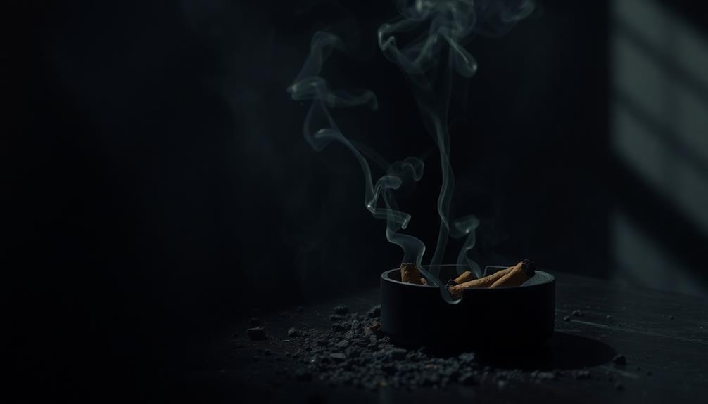 distinctive acrid burnt odor