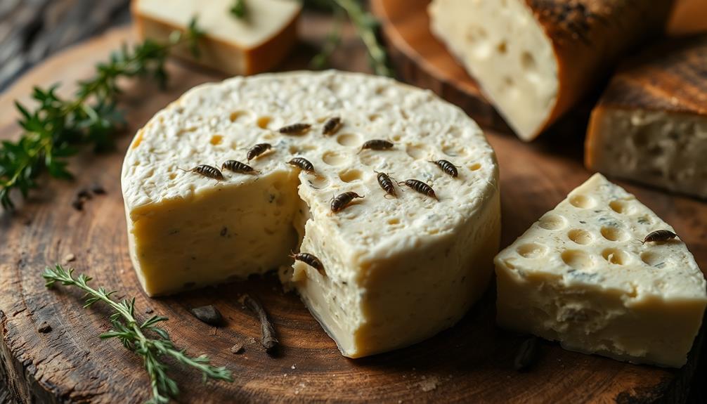 distinctive fermented cheese aroma