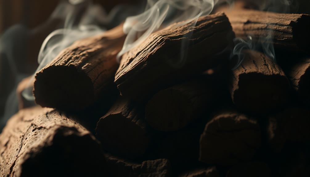 distinctive woody aromatic scent