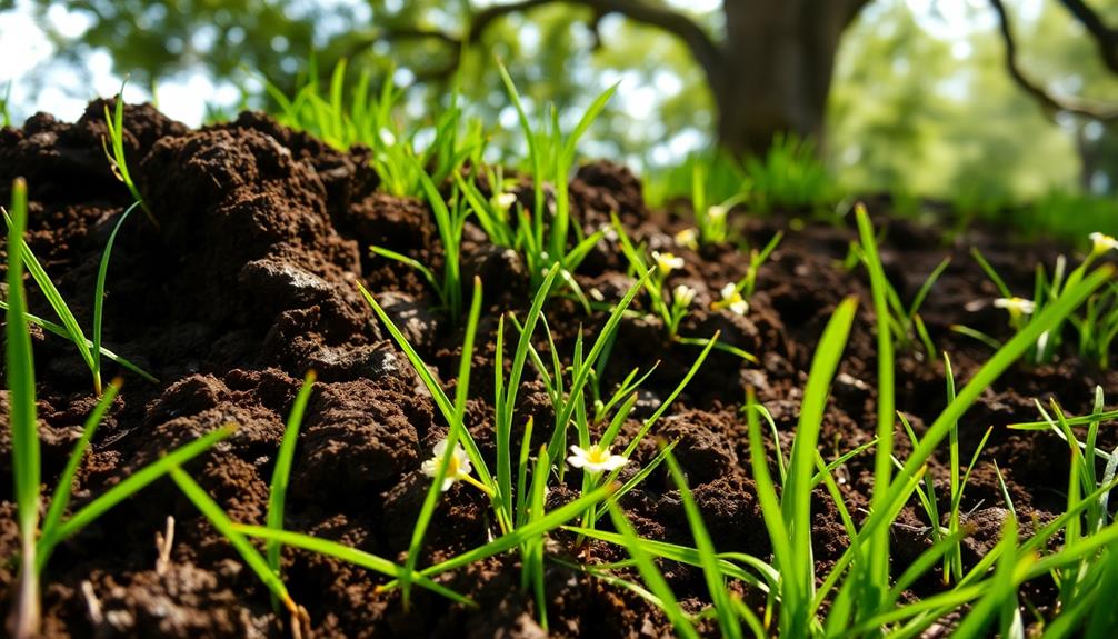 earthy aroma from soil