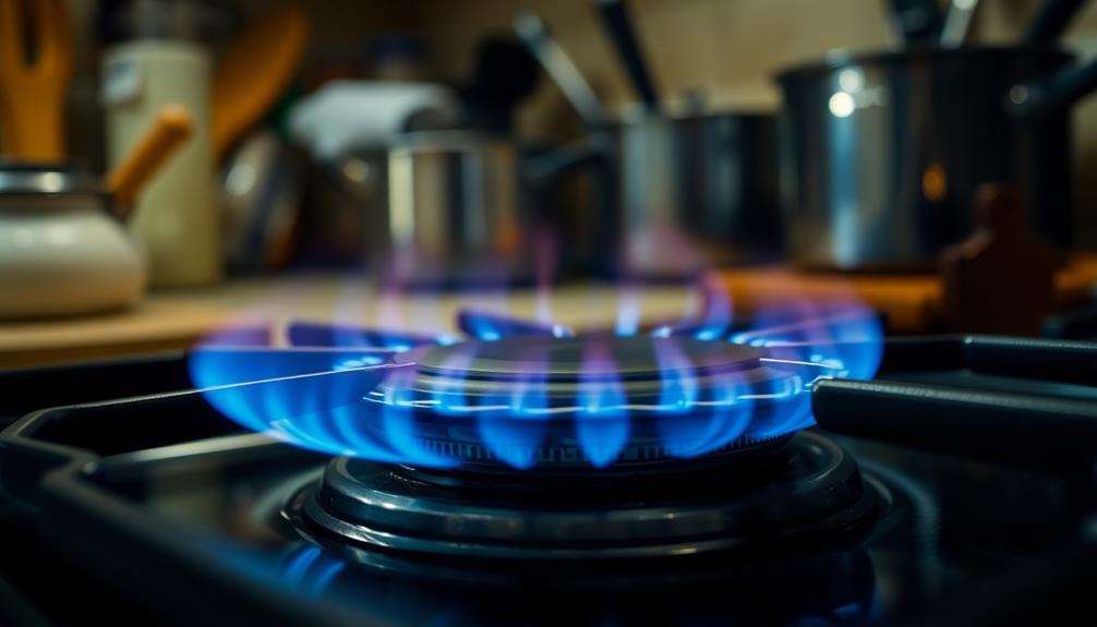 gas stove odor description