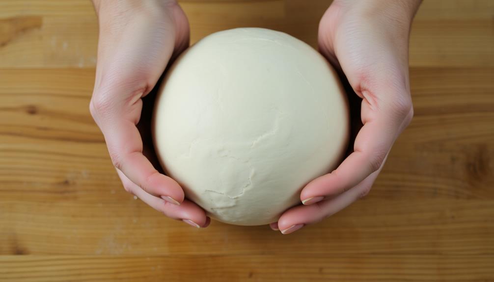 knead dough for ten minutes