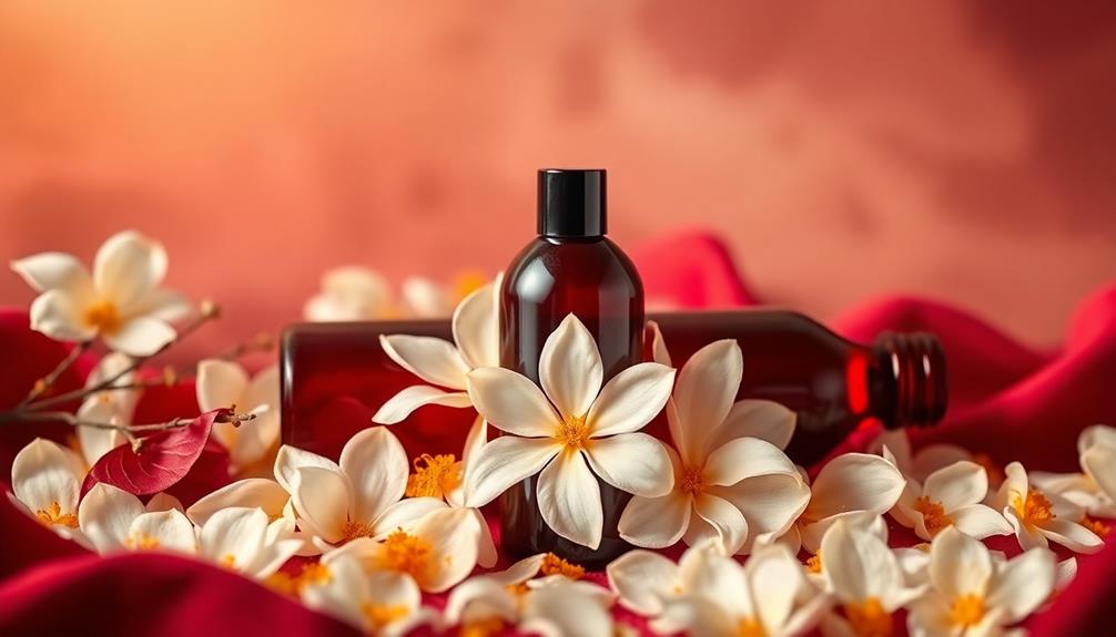 luxurious floral and woody