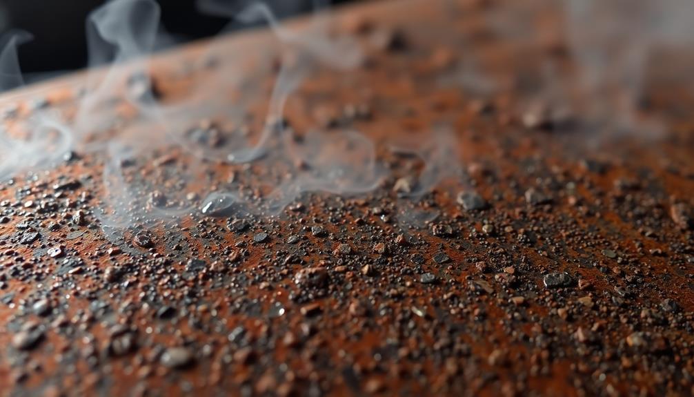 metallic scent of iron