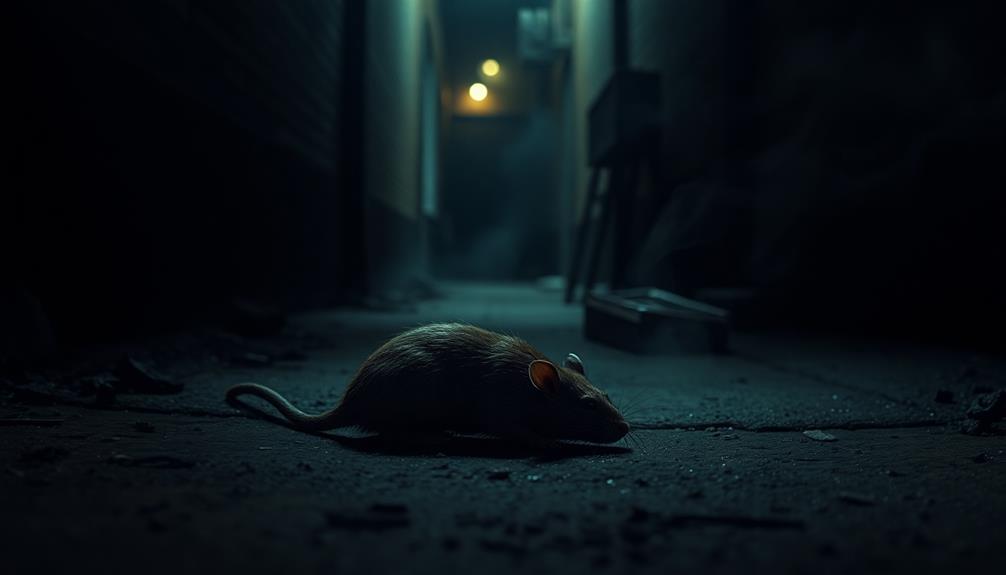 odor of decomposing rodent