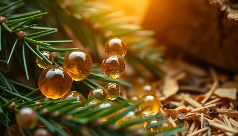 piney sweet earthy aroma