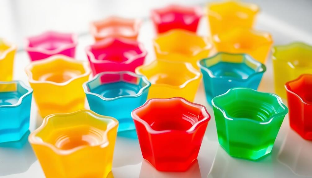 pour jello into molds