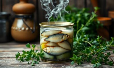 pungent fermented herring odor