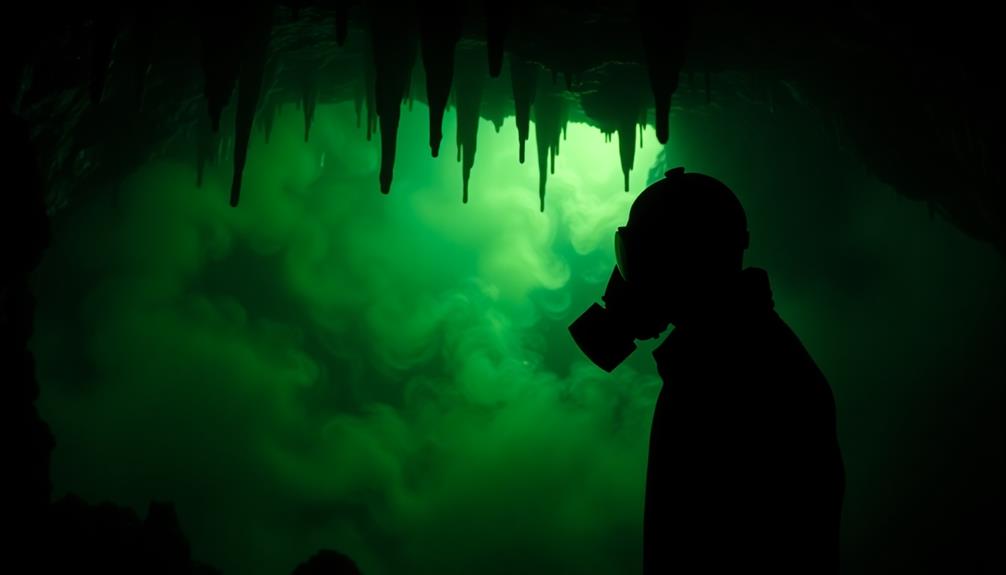 rotten egg sulfur odor