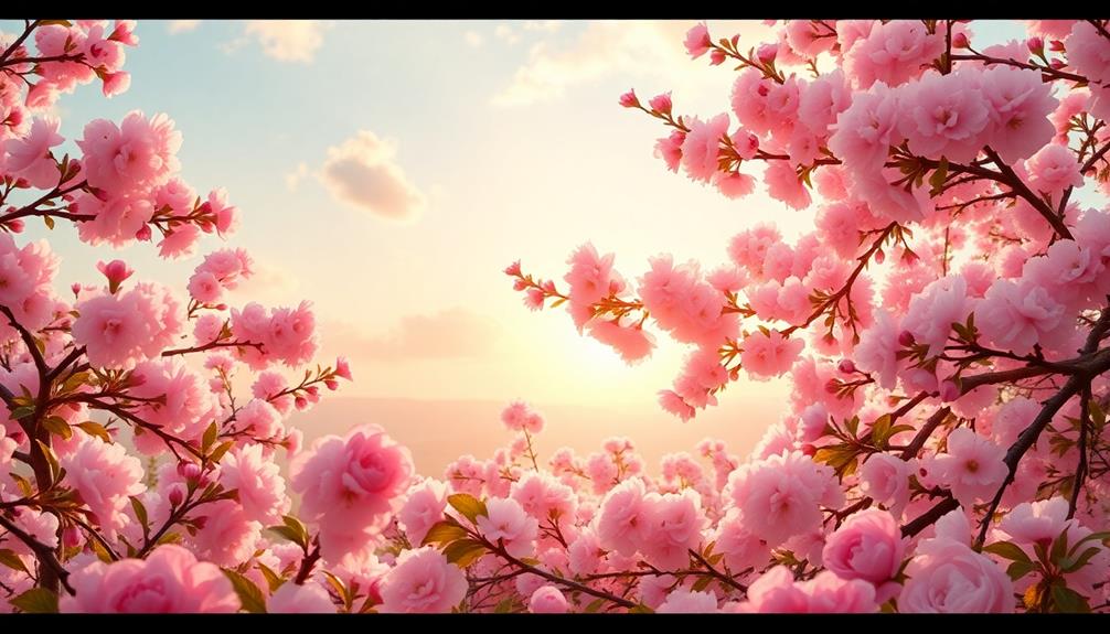 scent of pink flowers