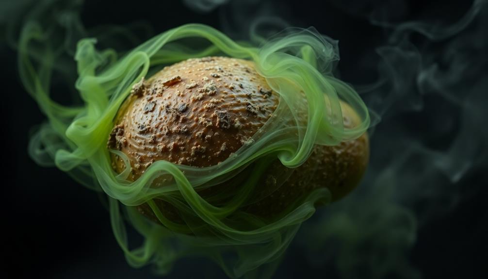 spoiled pungent sour odor