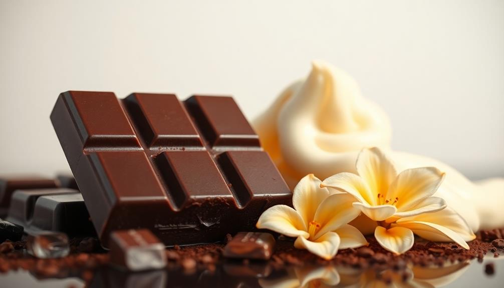 sweet warm chocolatey scent