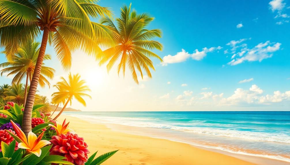 tropical sweet warm scent