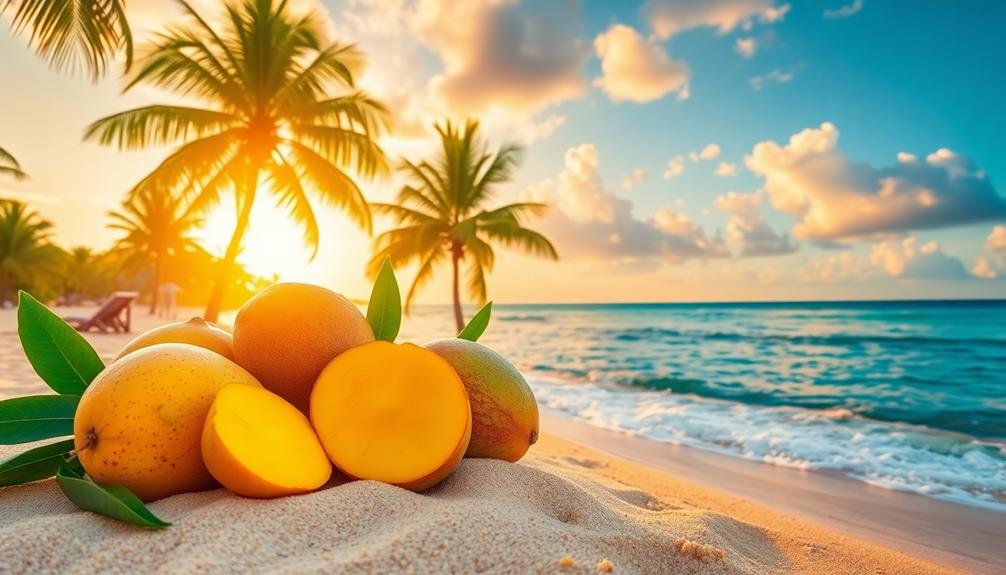 tropical warm sweet fragrance