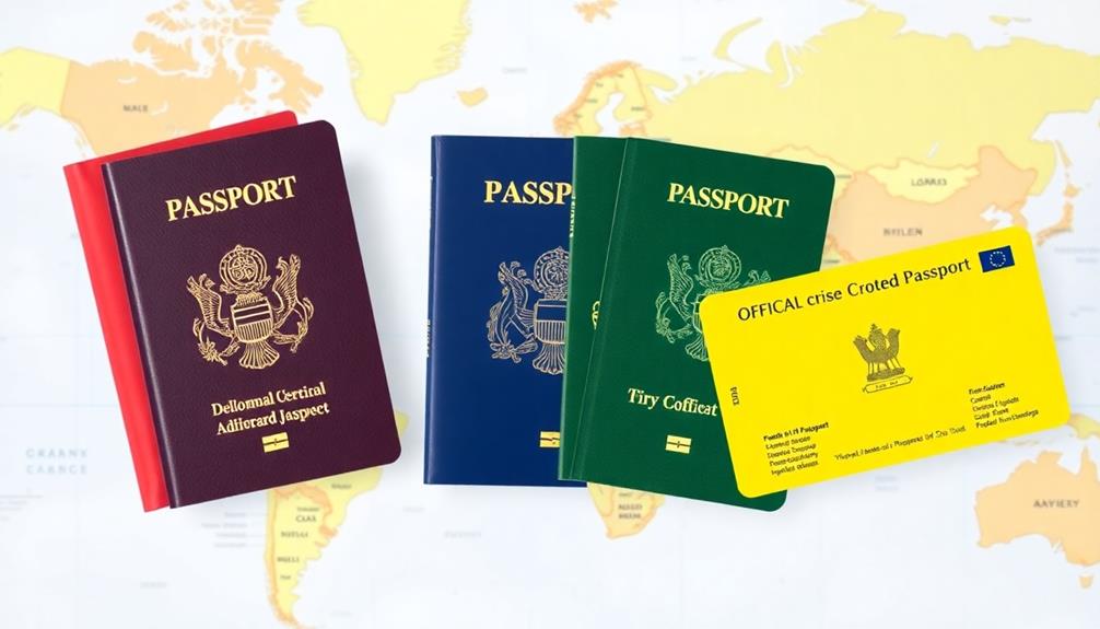 varieties of passport options