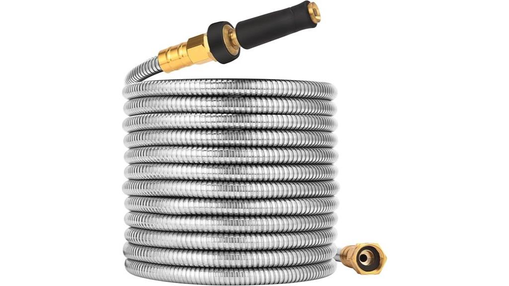 100 ft stainless steel hose