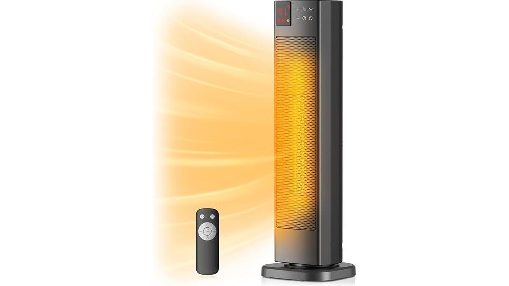 1500w oscillating ceramic heater