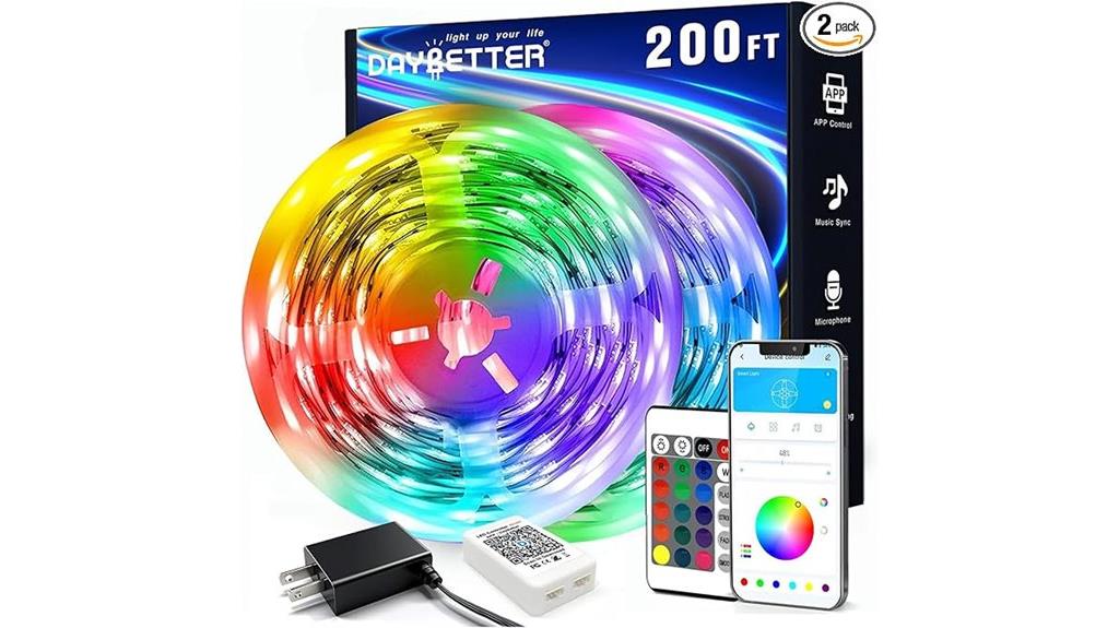 200 ft rgb led lights