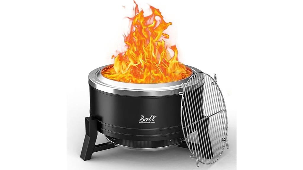 22 inch smokeless firepit