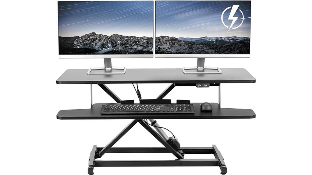 36 inch electric desk converter