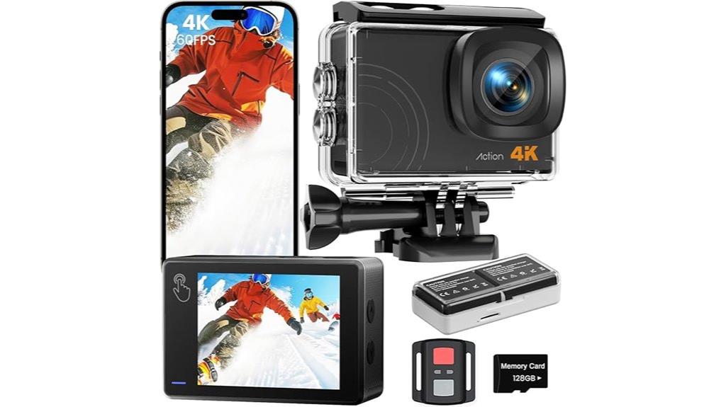 4k waterproof action camera