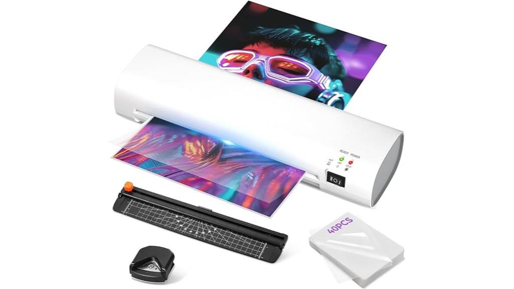 9 inch laminator with jam free