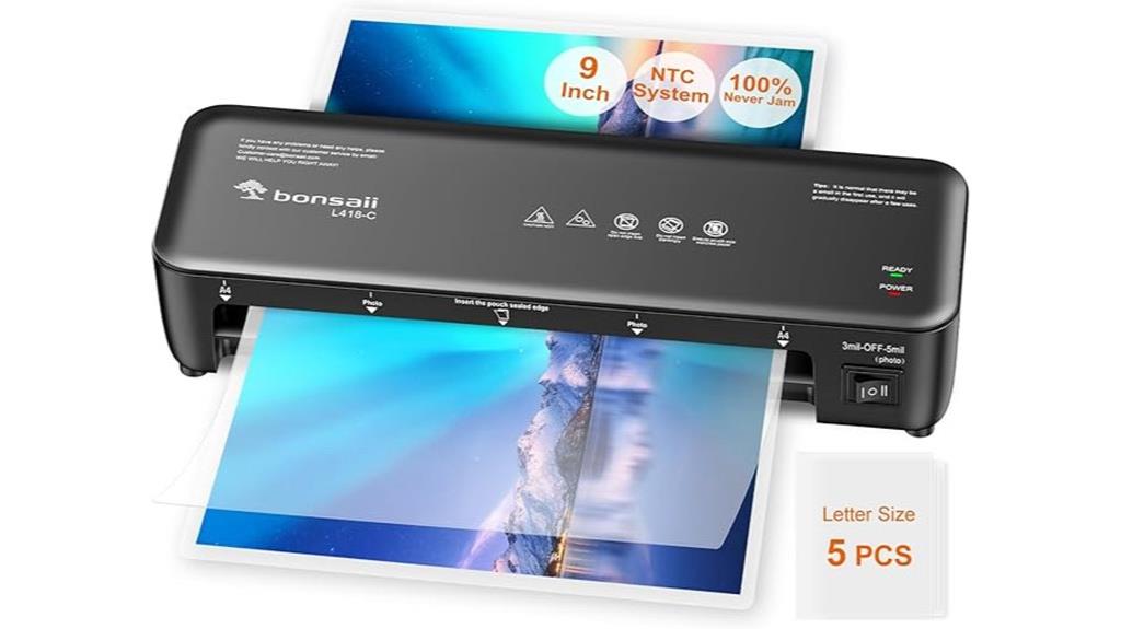 9 inch thermal laminator