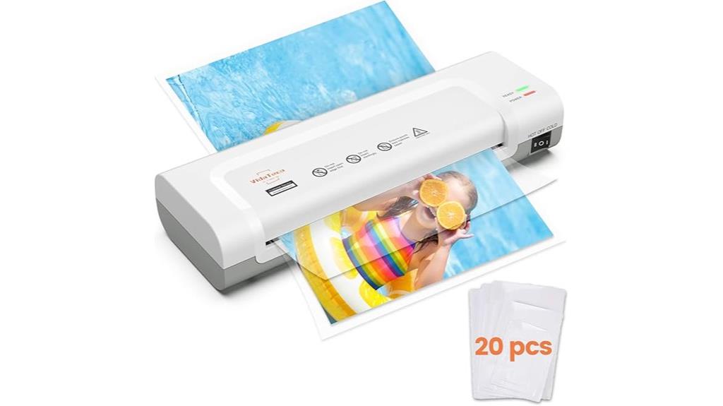 9 inch thermal laminator with sheets
