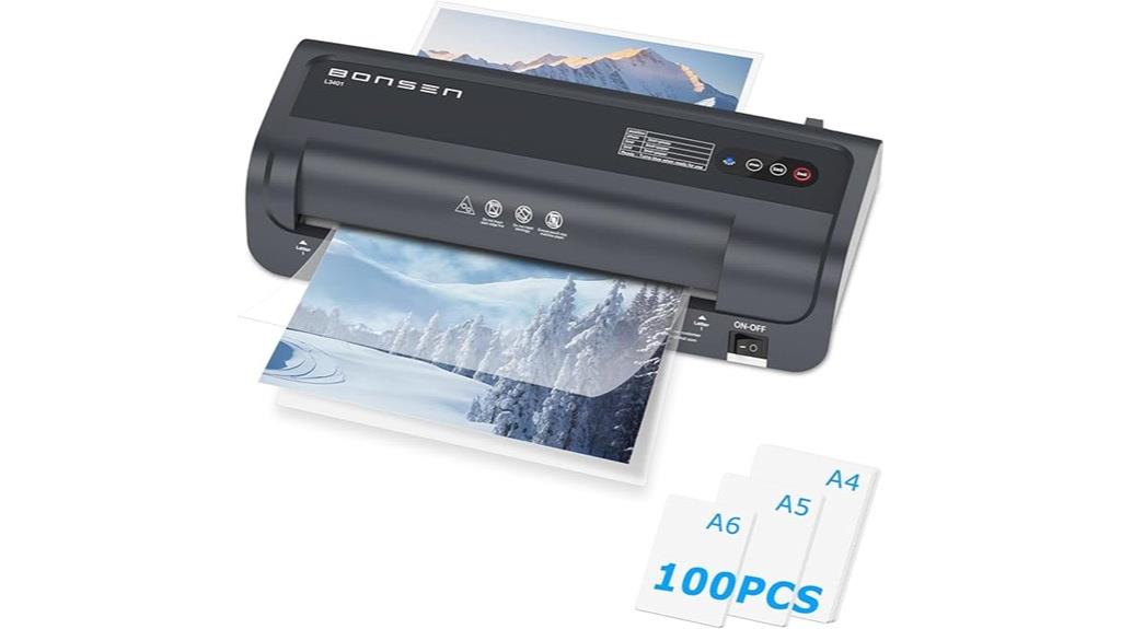 a4 laminator 100 sheets