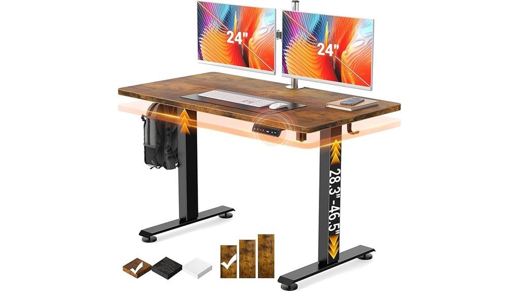 adjustable electric standing desk