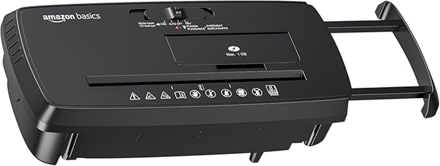 amazon basics paper shredder