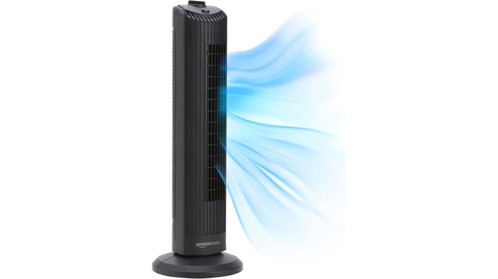amazon tower fan speeds