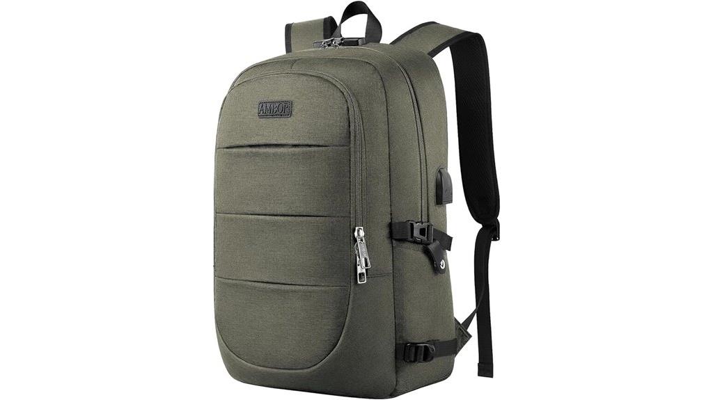 anti theft backpack with charging