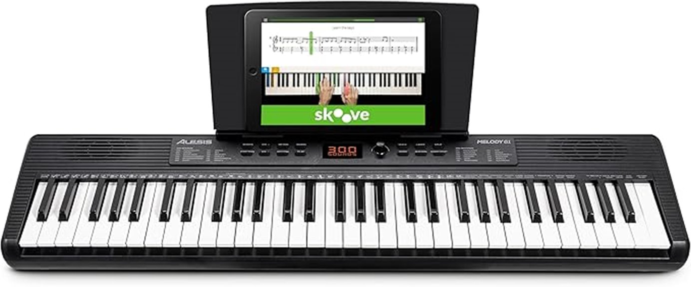 beginner 61 key keyboard piano