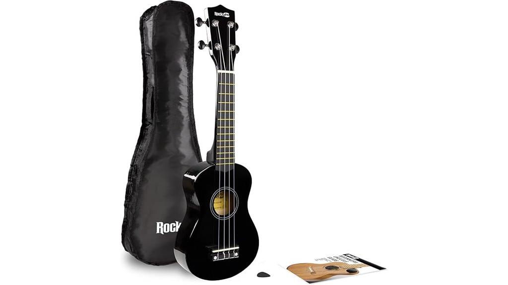 black soprano ukulele
