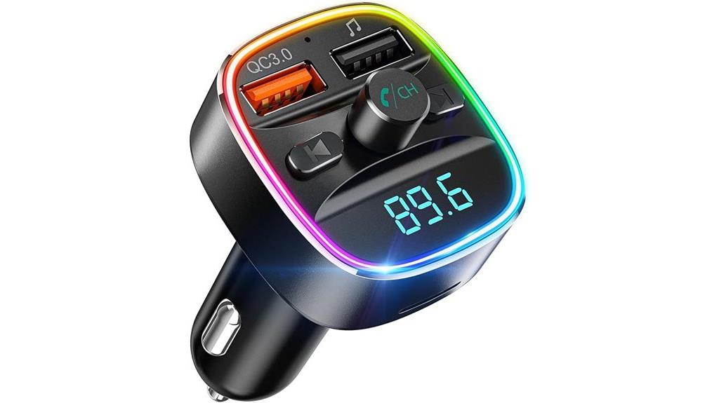 bluetooth fm transmitter charger