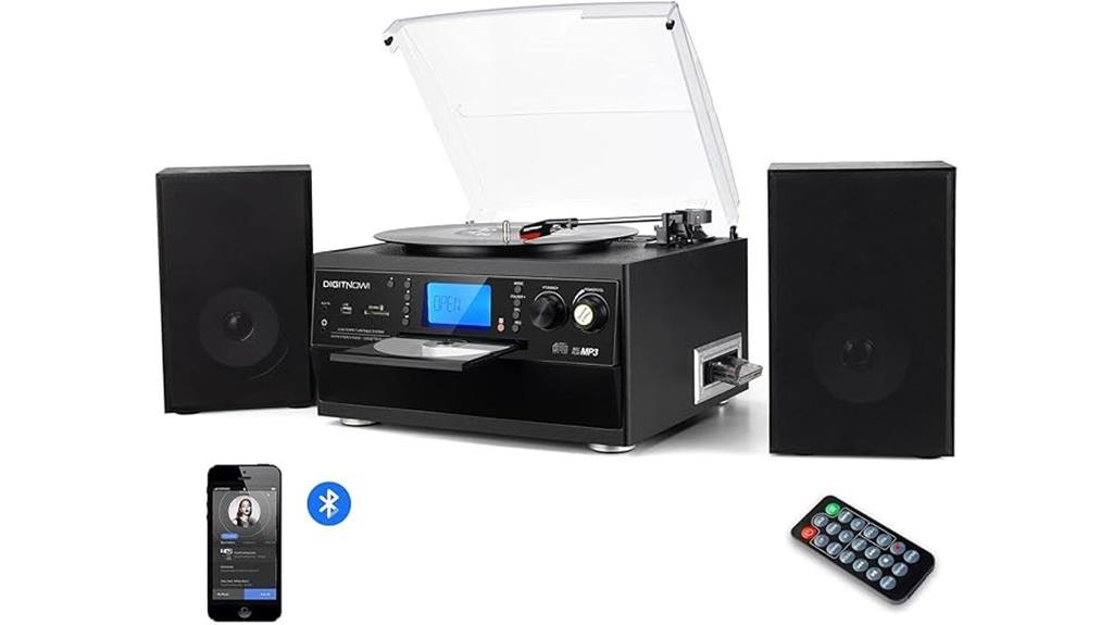 bluetooth record player turntable