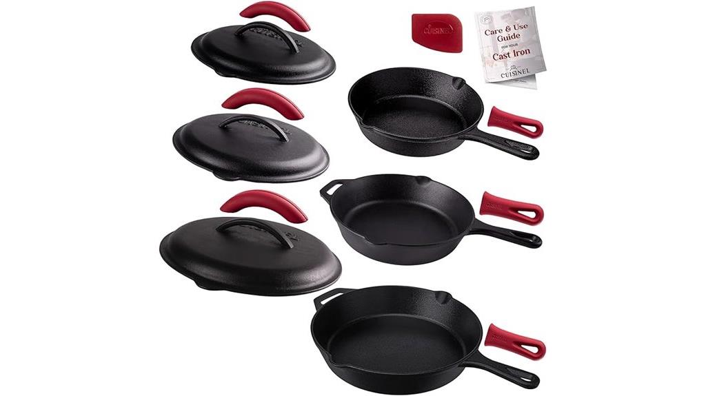 cast iron skillet set