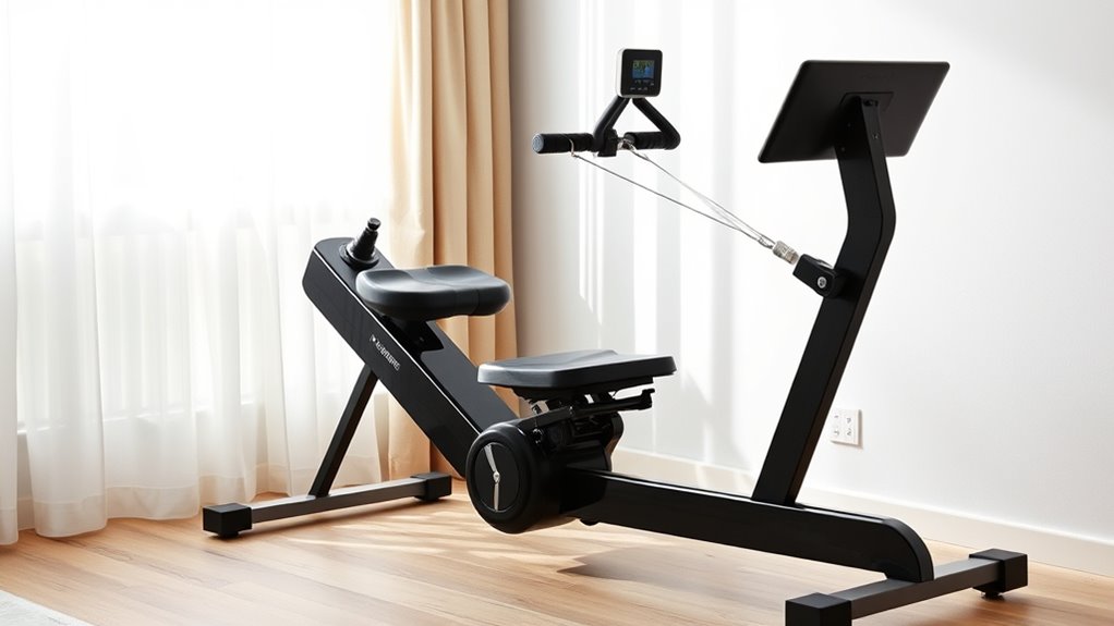 compact apartment rowing machines