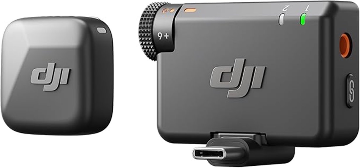 compact wireless lavalier microphone
