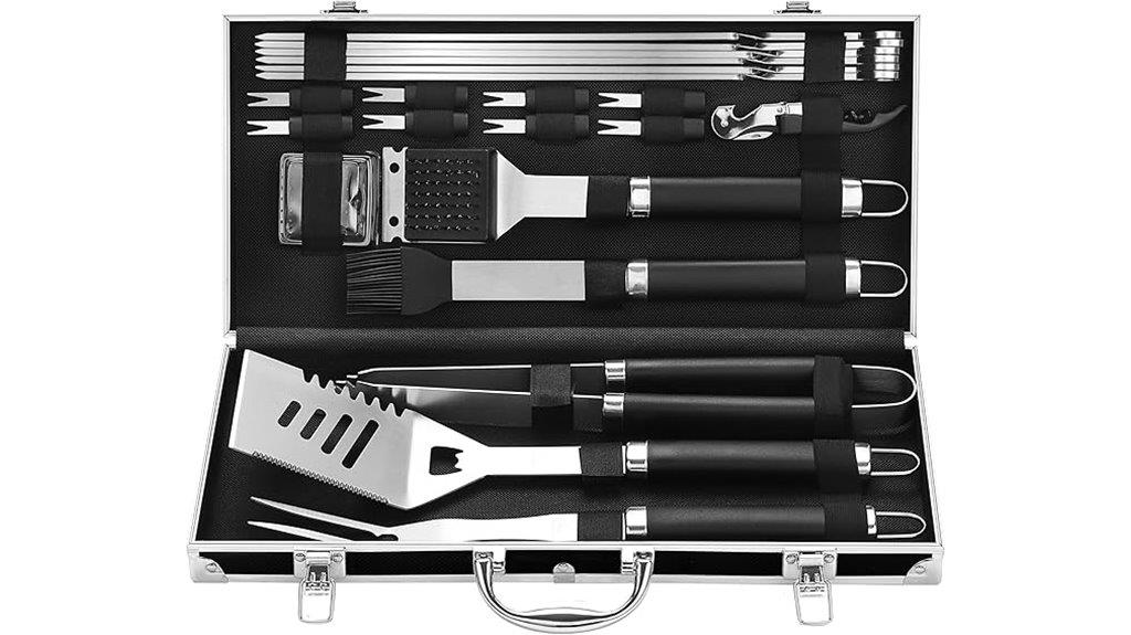 complete 22 piece grill set