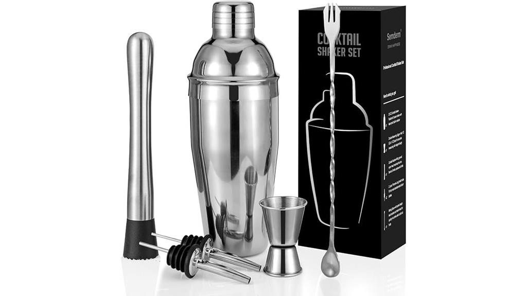 complete bartender mixing set