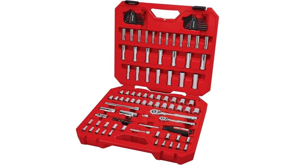 comprehensive 105 piece mechanics set