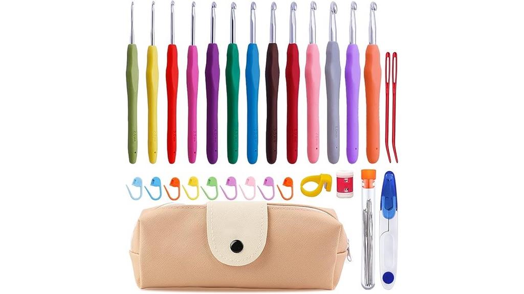 comprehensive ergonomic crochet set